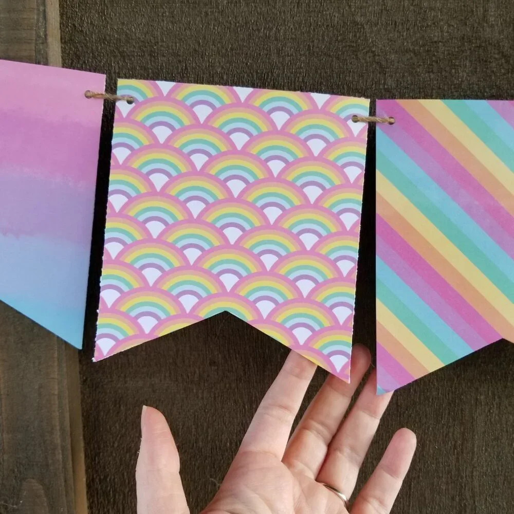Rainbow Party Set with Confetti